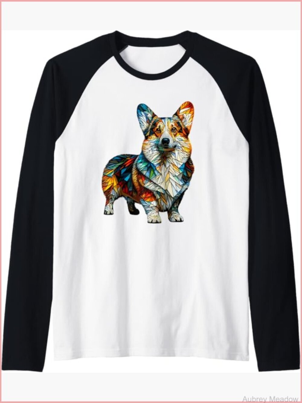 Dog Lover Corgi Raglan Baseball Tee - Graphic T-Shirt